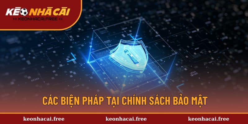 Các biện pháp đang triển khai tại chính sách bảo mật