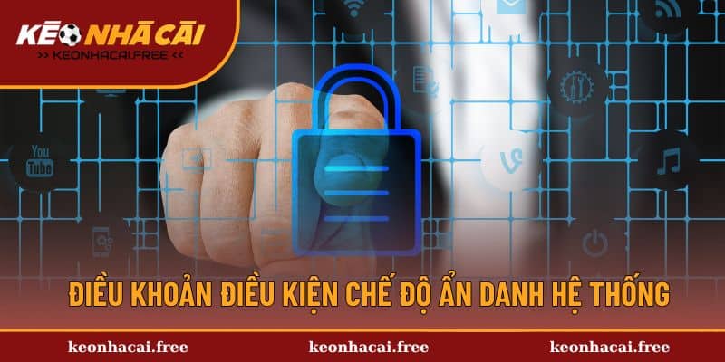 Điều khoản điều kiện chế độ ẩn danh hệ thống